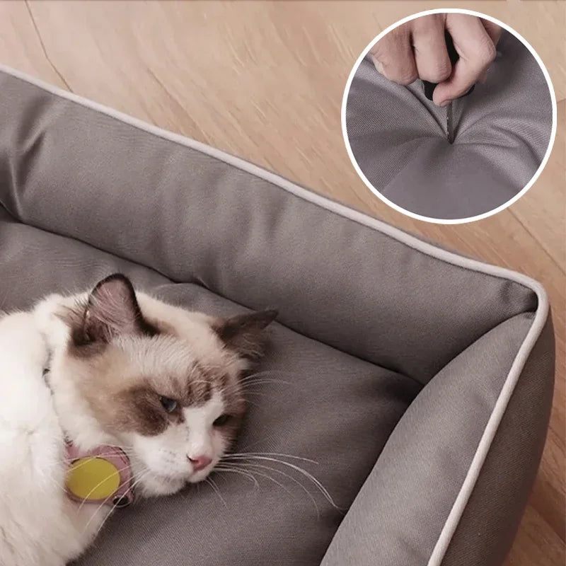 Edged Calming Pet Bed